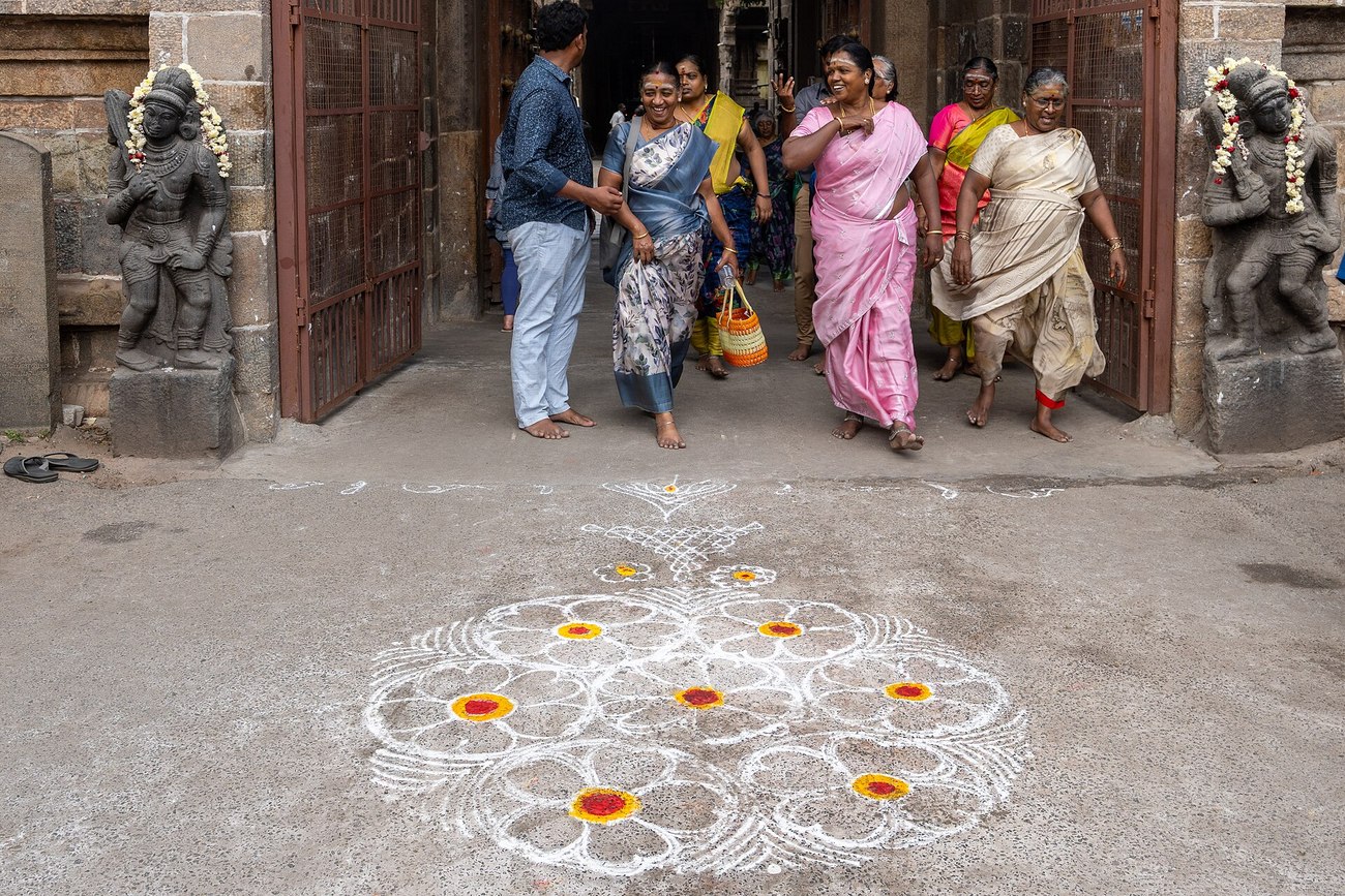 El templo de Sarangapani en Kumbakonam, la ciudad donde creció Ramanujan