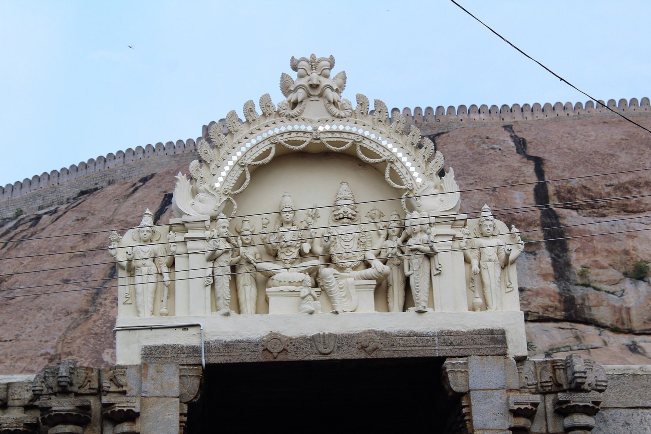 El templo de Narasimha en Namakkal, ligado a la diosa Namagiri